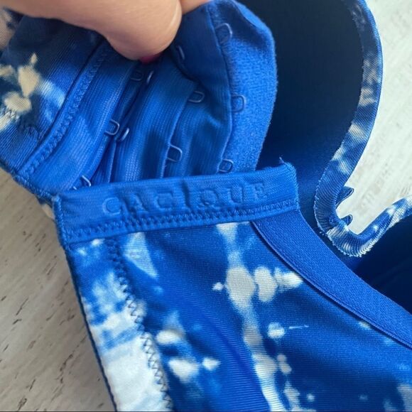 Cacique cotton lightly lined t-shirt bra tie dye - Picture 6 of 10